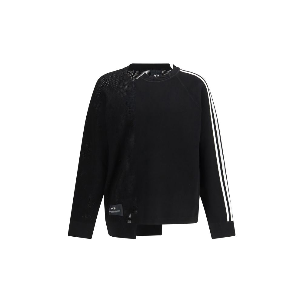Y-3 Black Viscose Sweatshirt