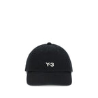 Y-3 Black Cotton Cap (Baseball Hat)