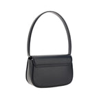Diesel Black Calf Leather Bos Taurus Shoulder Bag