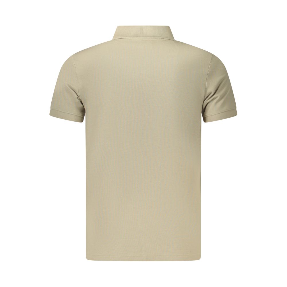 Timberland Beige Cotton Men Polo Shirt