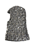 Dolce & Gabbana Black Wool Crystal Embellished Balaclava Hat