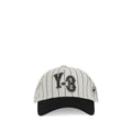 Y-3 White Polyester Cap (Baseball Hat)