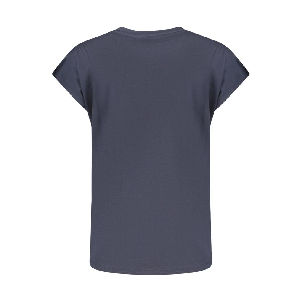 Pepe Jeans Blue Organic Cotton Women T-Shirt