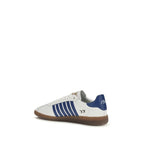Dsquared² White Calf Leather Bos Taurus Chunky Sneakers