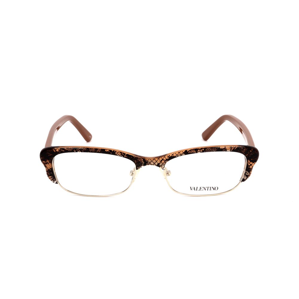 Valentino Brown Metal Glasses (Frames)