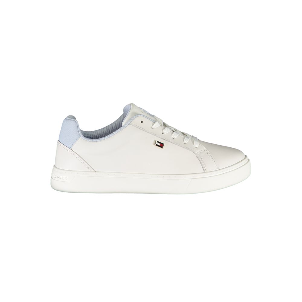 Tommy Hilfiger White Leather Women Sneaker